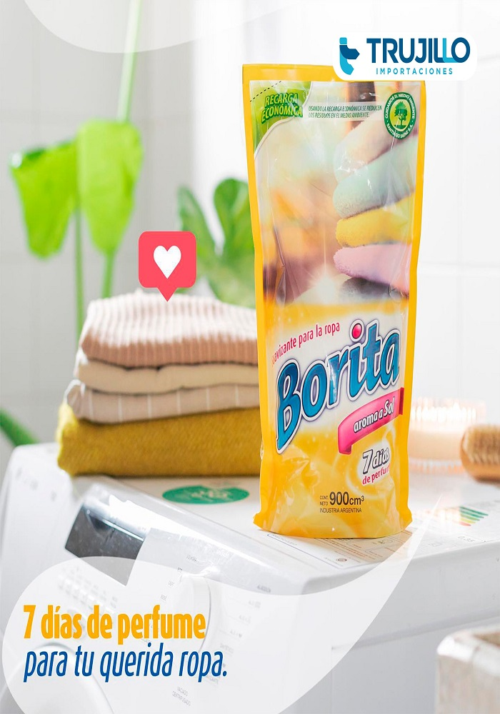 Suavizante para ropa. Borita. 900 cm3