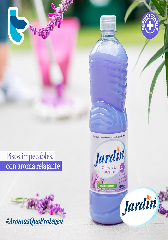 21 Desinfectante Limpia Pisos Jardín 900cm3