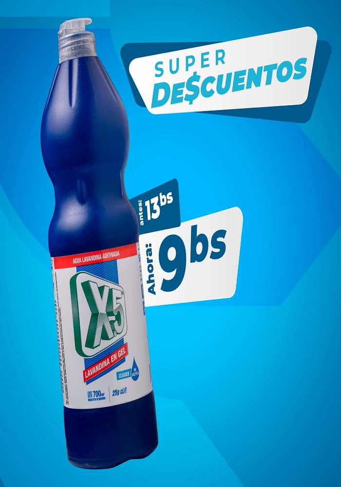 Lavandina en Gel X5. 700gr